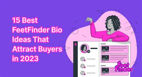 30 Feetfinder Bio Examples to Attract Buyers 